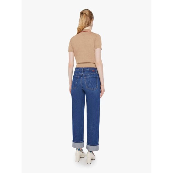 NWT Chloe Fineman x MOTHER The Glider Hover Cuff in Cabin Fever Rigid Jeans 26 - Picture 11 of 12